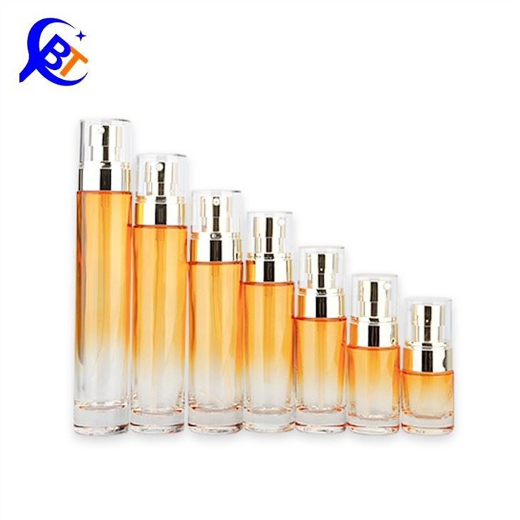 Pump Glass Bottles For Cosmetics