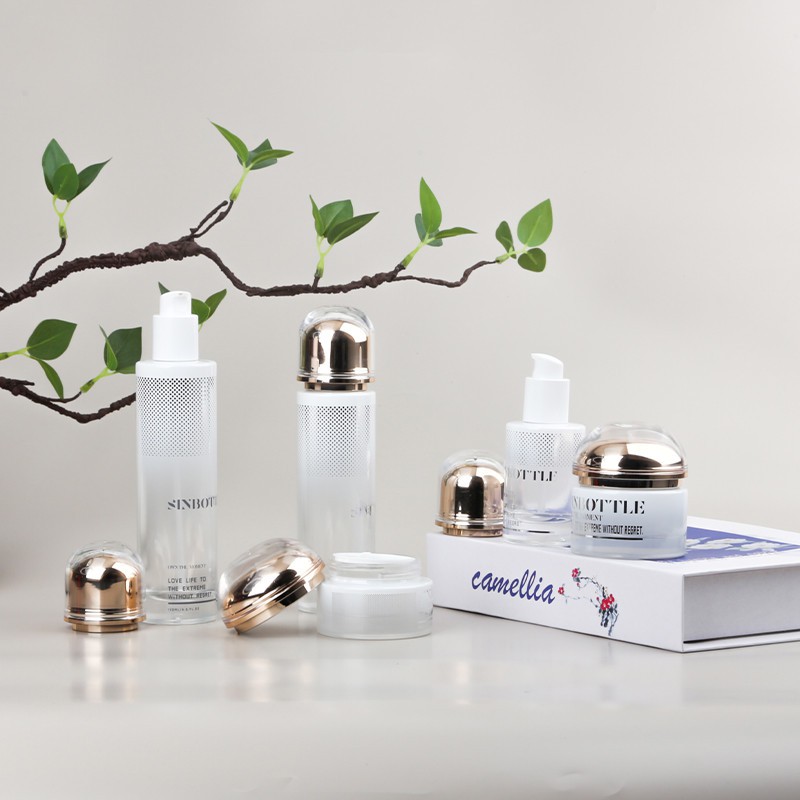 Sinbottle Customized Bionic Jellyfish Appearance Design Skin Care Product Set Bottle Luxury High End Cosmetic Packaging Set